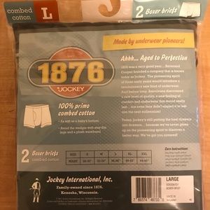 *NIP* 1876 by Jockey Boxer Briefs 2pk